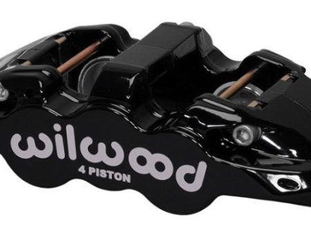 Wilwood Caliper-Aero4-R H - Black 1.88 1.62in Pistons 1.25in Disc Sale