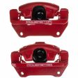 Power Stop 07-18 Jeep Wrangler JK Front Red Caliper Pair w Bracket Hot on Sale