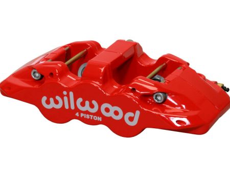 Wilwood Caliper-Aero4 - Red 1.12 1.12in Pistons 1.10in Disc Supply