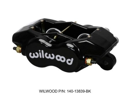 Wilwood Caliper-Forged DynaliteI-Black 1.38in Pistons .81in Disc Online Hot Sale