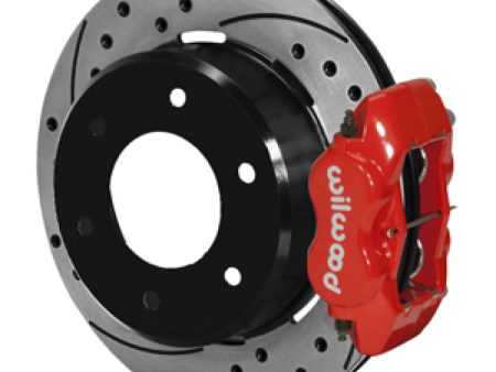 Wilwood 63-87 C10 C15 Dynalite FDLI Red Calipers 12.19 x .81in D S Rotors 6-Lug Rear Disc Brake Kit Hot on Sale