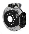 Wilwood Forged Dynalite Rear Electronic Parking Brake Kit -Black Powder Coat Caliper - SRP D S Rotor Discount