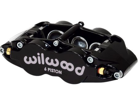 Wilwood Caliper-Narrow Superlite 6R-RH - Black 1.62 1.12 1.12in Pistons 1.25in Disc Sale