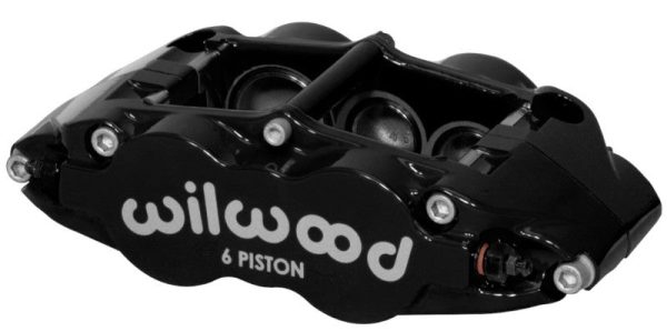 Wilwood Caliper-Narrow Superlite 6R-LH - Black 1.38 1.12 1.12in Pistons 1.10in Disc Cheap