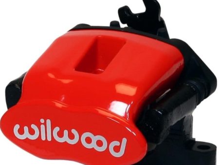 Wilwood Caliper-Combination Parking Brake-Pos 6-R H-Red 41mm piston .81in Disc For Sale