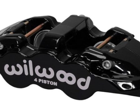 Wilwood Caliper-Aero4 - Black 1.12 1.12in Pistons 0.81in Disc Online