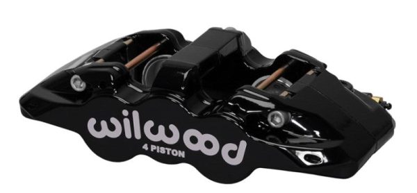 Wilwood Caliper-Aero4 - Black 1.12 1.12in Pistons 0.81in Disc Online