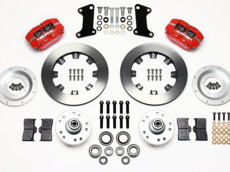 Wilwood Dynapro Dust-Boot Front Kit 12.19in Red 67-69 Camaro 64-72 Nova Chevelle on Sale