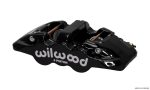 Wilwood Caliper-Aero4-L H - Black 1.62 1.38in Pistons 1.25in Disc Cheap