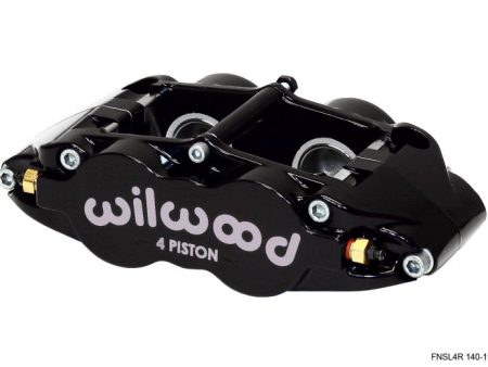 Wilwood Caliper-Narrow Superlite 4R - Black 1.25 1.25in Pistons 1.10in Disc Fashion