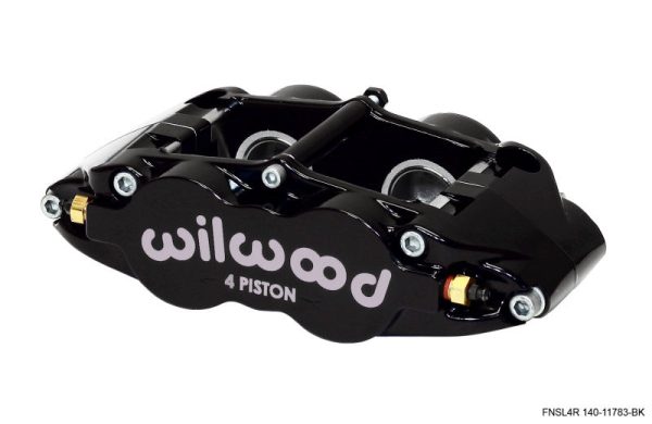 Wilwood Caliper-Narrow Superlite 4R - Black 1.25 1.25in Pistons 1.10in Disc Fashion