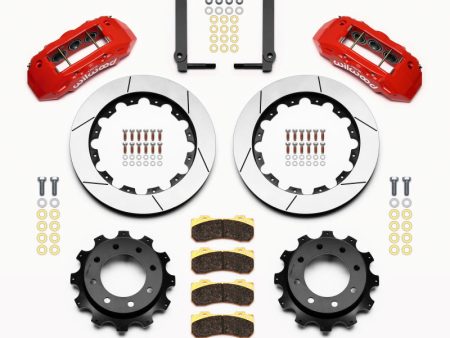 Wilwood TX6R Rear Kit 16.00in Red 1999-2010 GM Trk 2500 HD 4.84 Cntr Online