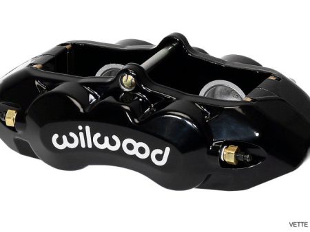 Wilwood Caliper-D8-4 Rear Black 1.38in Pistons 1.25in Disc Hot on Sale