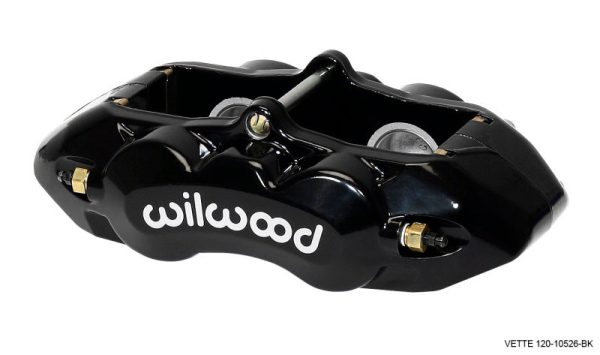 Wilwood Caliper-D8-4 Rear Black 1.38in Pistons 1.25in Disc Hot on Sale