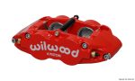 Wilwood Caliper-Narrow Superlite 4R - Red 1.75 1.75in Pistons 1.25in Disc Online Hot Sale