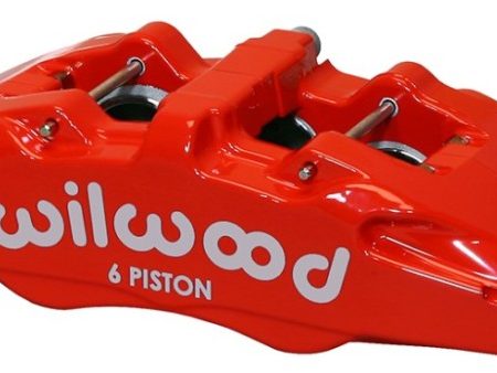 Wilwood Caliper-Forged Dynapro 6 5.25in Mount-Red-R H 1.62 1.12 1.12in Pistons 1.10in Disc Supply