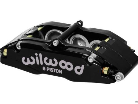 Wilwood Caliper-BNSL6-LH-Black 1.62 1.12 1.12in Pistons 1.10in Disc Discount