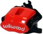 Wilwood Caliper-Combination Parking Brake-Pos 6-L H-Red 41mm piston .81in Disc Hot on Sale