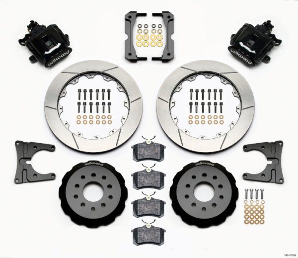 Wilwood Combination Parking Brake Rear Kit 12.88in 2005-2014 Mustang Cheap