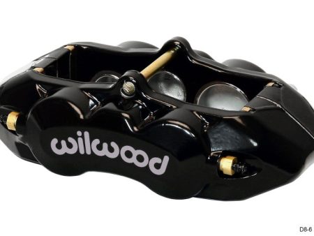 Wilwood Caliper-D8-6 R H Front Black 1.88 1.38 1.25in Pistons 1.25in Disc For Cheap