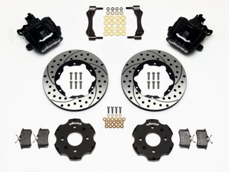 Wilwood Combination Parking Brake Rear Kit 11.00in Drilled Civic   Integra Disc 2.39 Hub Offset Cheap