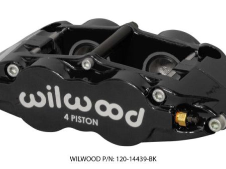 Wilwood Caliper Forged Narrow Superlite FNSL4R-DS Dust Seal 1.25 1.25 1.10in Rotor Width - Black Online Sale