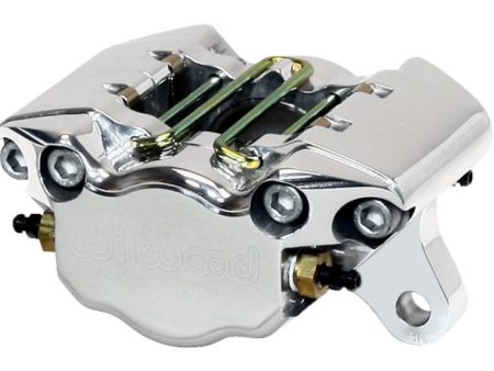 Wilwood Caliper-Polished Dynapro Single 3.75in Mount 1.75in Pistons .19in Disc Long Piston Hot on Sale