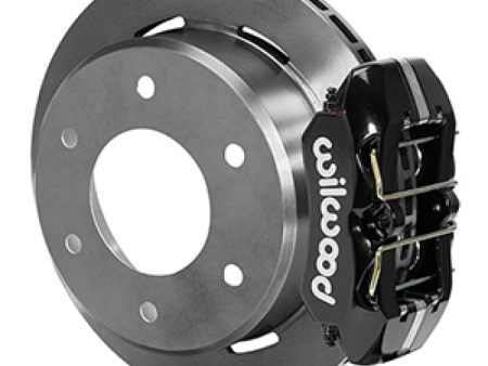 Wilwood 63-87 C10 C15 DynaPro FDPLP Black Calipers 11in x .81in Rotors 6-Lug Rear Disc Brake Kit Fashion