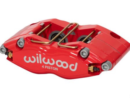 Wilwood Caliper-Dynapro Single 5.98in Mount-Red 1.58in Piston 1.1in Disc Cheap