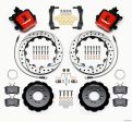 Wilwood Combination Parking Brake Rear Kit 12.88in Drilled Red 2013-Up Ford Focus ST w  Lines Cheap