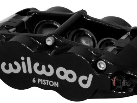 Wilwood Caliper-Narrow Superlite 6R-RH - Black 1.38 1.12 1.12in Pistons 1.10in Disc on Sale