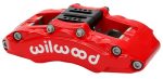 Wilwood Caliper - AT6 Lug Mount Red 1.75in 1.38in 1.38in Piston .75in Rotor - Right Side Online now