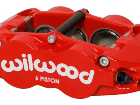 Wilwood Caliper Forged Narrow Superlite R H FNSL6R-DS Dust Seal 1.62 1.12 1.10in Rotor Width - Red Online now