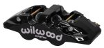 Wilwood Caliper-Aero6-R H - Black 1.62 1.12 1.12in Pistons 1.25in Disc For Sale