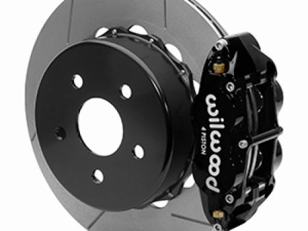 Wilwood 2020+ Jeep Gladiator (JT) Narrow Superlite 4R Rear Slotted Brake Kit 14.00in Black w  Lines Cheap