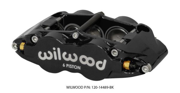 Wilwood Caliper Forged Narrow Superlite R H FNSL6R-DS Dust Seal 1.62 1.12 1.12,1.25 Rotor - Black For Cheap