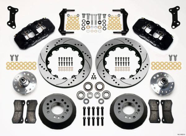 Wilwood AERO6 Front Hub Kit 14.00 Drilled 67-69 Camaro 64-72 Nova Chevelle Discount