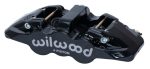 Wilwood Caliper - Aero4-DS Forged Four-Piston Caliper Black 1.12in Piston 1.10in Rotor - Black Online now