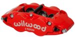 Wilwood Caliper-Narrow Superlite 6R-LH - Red 1.62 1.12 1.12in Pistons 1.10in Disc Fashion