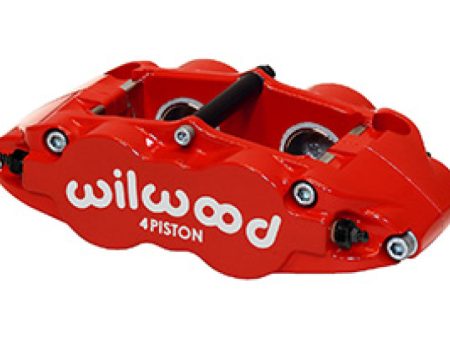 Wilwood Caliper-Forged Superlite 4R 1.38 1.38in Pistons 1.10in Disc, Red Fashion