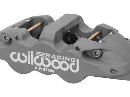 Wilwood Caliper-Aero6-L H - Black Anodize (.80 Thk Pad) 1.75 1.38 1.38in Pistons .810in Disc Fashion