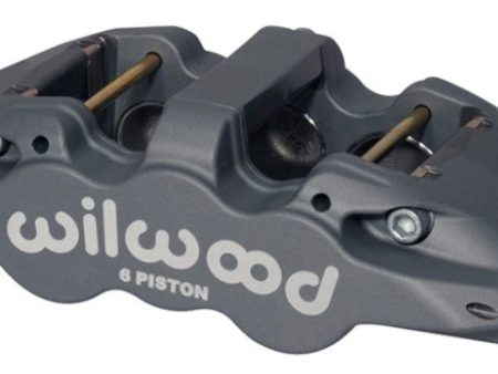 Wilwood Caliper-Aero6-L H - Black Anodize (.80 Thk Pad) 1.62 1.12 1.12in Pistons 1.25in Disc Online Sale