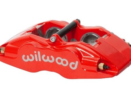 Wilwood Caliper - FSLI4 - Red 1.62in Piston 0.81in Rotor Online Sale