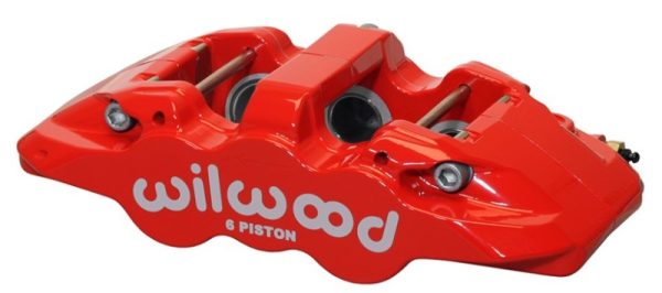 Wilwood Caliper-Aero6-R H - Red 1.75 1.38 1.38in Pistons 1.25in Disc For Cheap