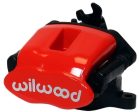 Wilwood Caliper-Combination Parking Brake-L H-Red 41mm piston .81in Disc For Sale