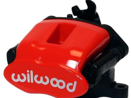 Wilwood Caliper-Combination Parking Brake-L H-Red 41mm piston .81in Disc For Sale