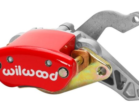 Wilwood Caliper-MC4 Mechanical-R H - Red w  Logo 1.19in Piston .81in Disc Sale