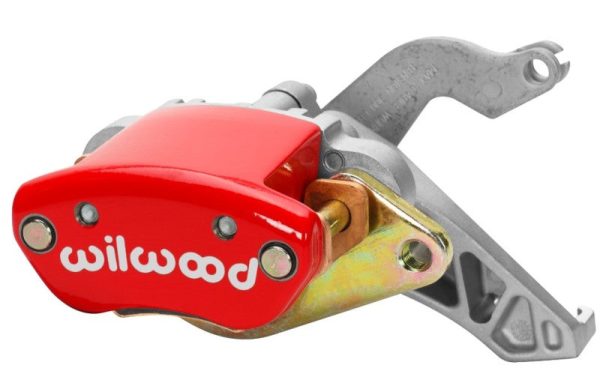 Wilwood Caliper-MC4 Mechanical-R H - Red w  Logo 1.19in Piston .81in Disc Sale