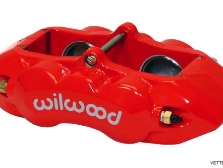 Wilwood Caliper-D8-4 Front Red 1.88in Pistons 1.25 Disc For Sale