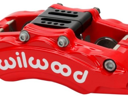 Wilwood Caliper - AT6 Lug Mount Red 1.75in 1.38in 1.38in Piston .75in Rotor - Left Side Online now